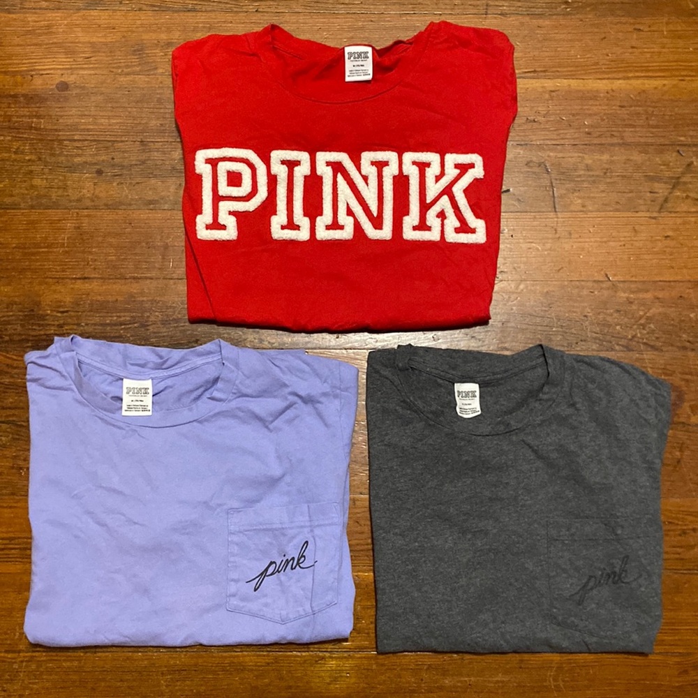 PINK LOT of 3 T-Shirts #152N